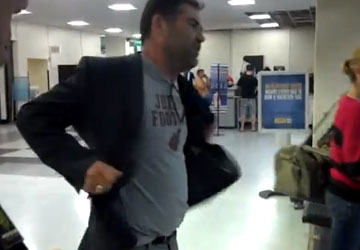 VIDEO: The Johnny Football-New Orleans Airport Throwdown