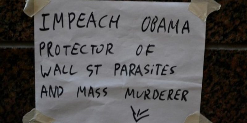 Occupiers Diss Obama