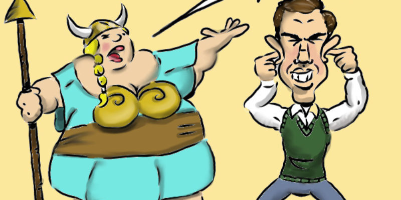 Hayride Cartoon: Listen To The Fat Lady, Rick.