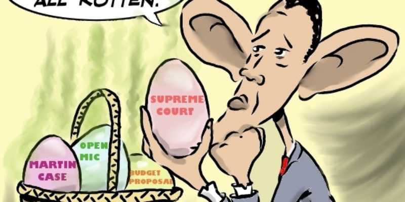 Hayride Cartoon: Happy Easter, Mr. President