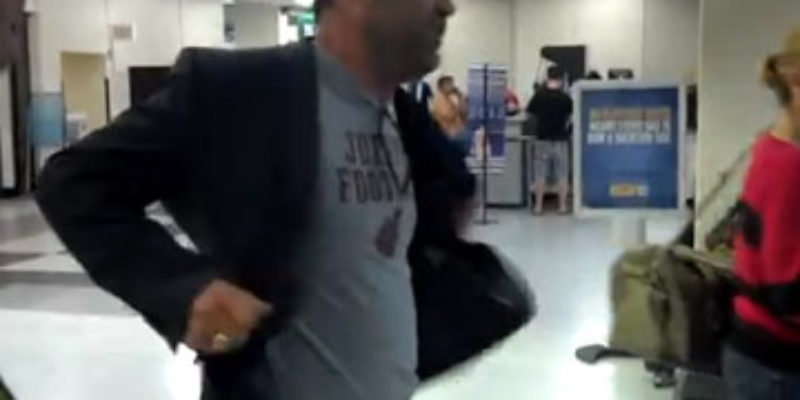 VIDEO: The Johnny Football-New Orleans Airport Throwdown