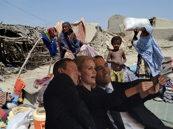 pakistan earthquake selfie