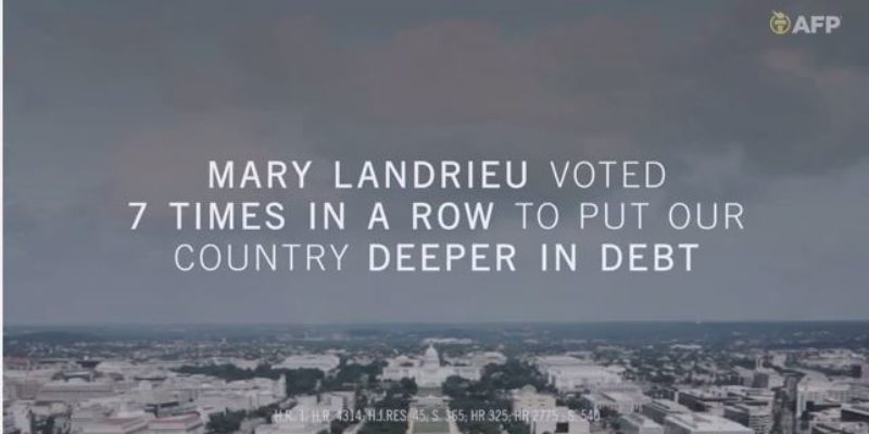 AFP Changes The Subject In Their Newest Mary Landrieu Ad