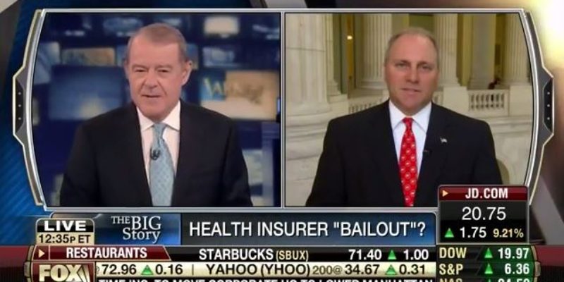 VIDEO: Scalise Goes On Varney To Blast Obama’s Insurance Company Bailout
