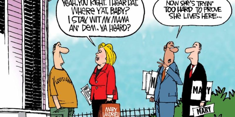 Possibly The Funniest Mary Landrieu Political Cartoon Ever