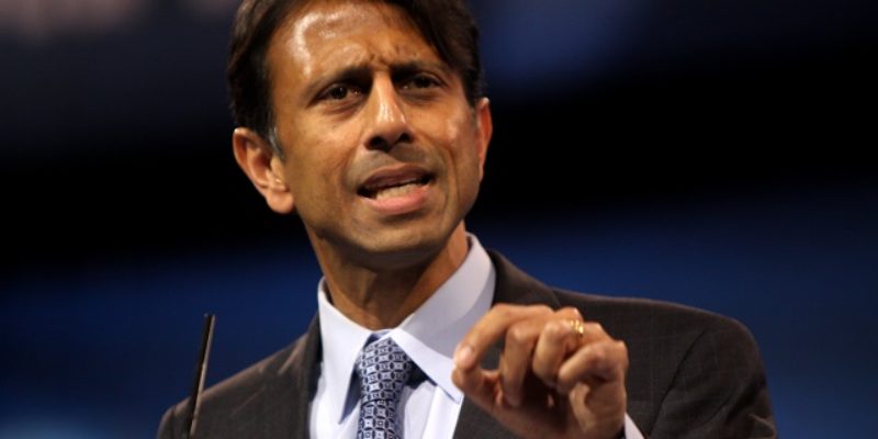 Bobby Jindal stands out on the lower tier stage
