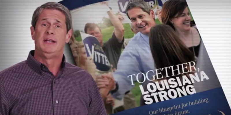 Vitter’s “Must Be Doing Something Right” Ad Is Covering The Airwaves