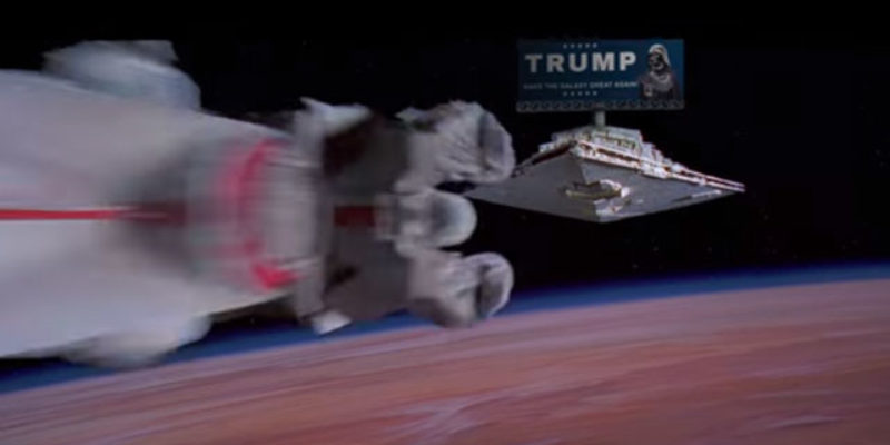 And Now, The Darth Trump Video You Gotta See