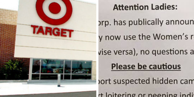This Is The UNBELIEVABLE Target Store Bathroom Sign That Could Be Popping Up Near You