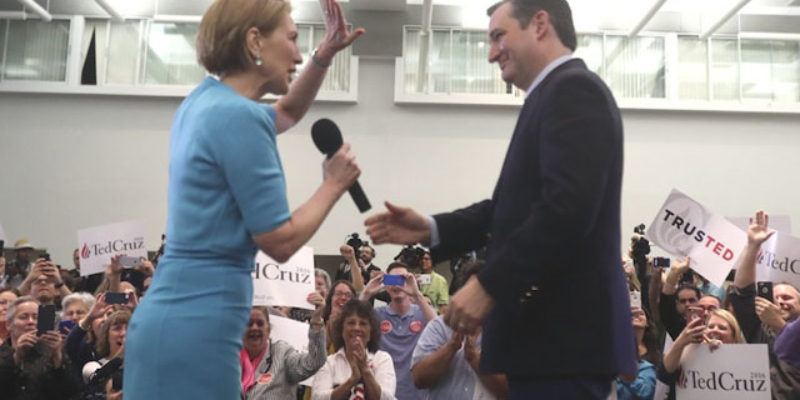 Seven Reasons Why Ted Cruz Just Picked Carly Fiorina As His Prospective VP Should He Win The Nomination