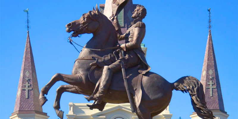 Anti-Confederate Activists Plan To Demolish Andrew Jackson’s Statue In New Orleans