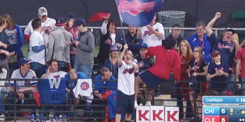 Some People, Along With Mediaite, Thought They Saw A KKK Sign During Game 7