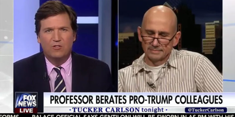 Here’s Another Tucker Carlson Fix, This Time Including A Professor Who Thinks Trump Is A White Supremacist