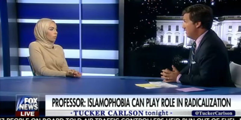 TODAY’S TUCKER CARLSON FIX: Debates A Muslim Professor Who Claims Islamophobia Causes Terrorism