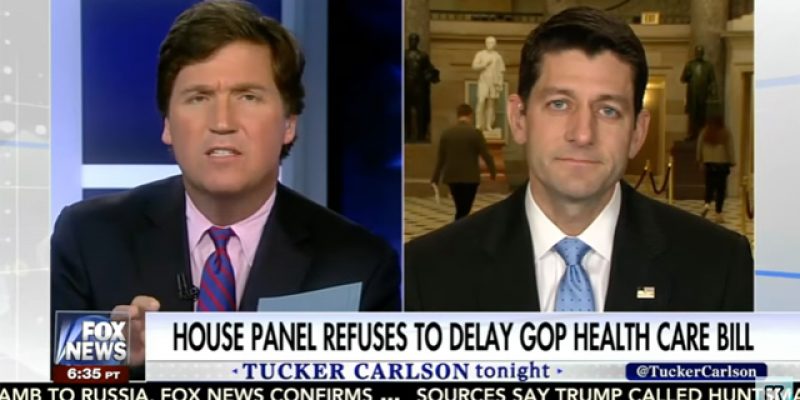 VIDEO: Tucker Carlson And Paul Ryan On The Obamacare Replacement Bill