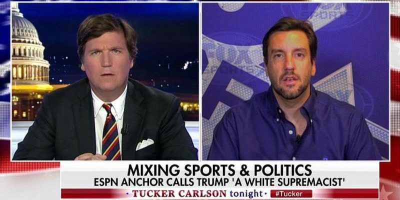 Tucker Carlson Had Clay Travis On Last Night To Talk About ESPN And Jemele Hill…