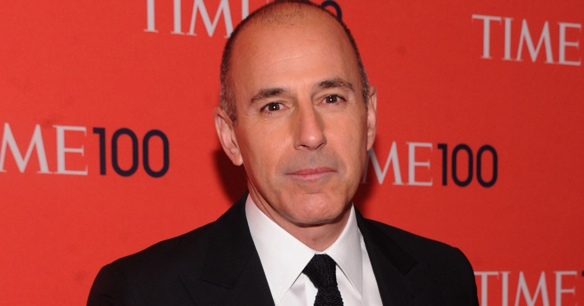 Thoughts And Theories On Matt Lauer Getting Dumped Today   Matt Lauer 