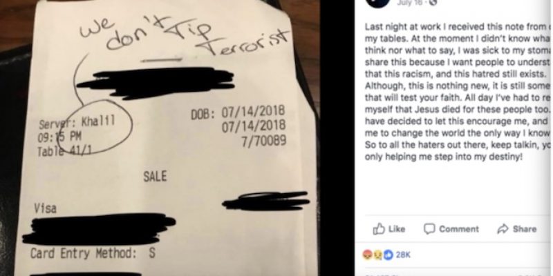 Surprise, Surprise, “racist” receipt message was a hoax afterall
