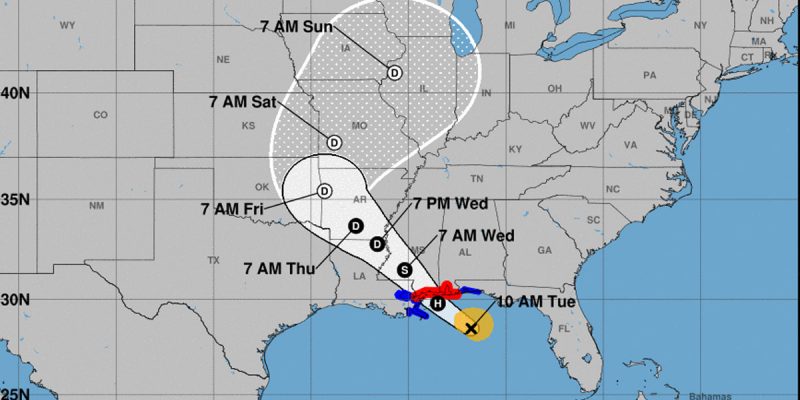 WAITING FOR GORDON: The National Hurricane Center’s 10 AM Forecast