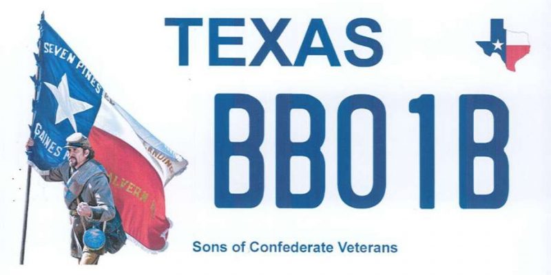 Texas agriculture commissioner backs plan for Confederate license plate