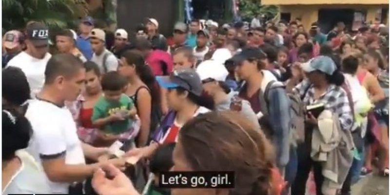 Caught on video: paying caravans of illegals to come to U.S.