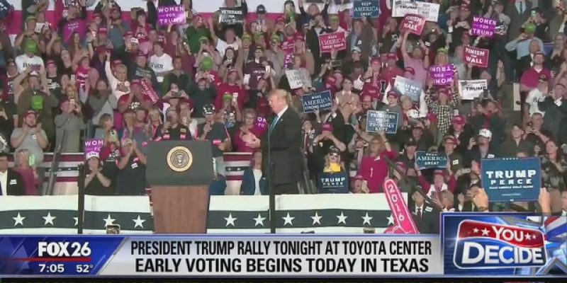 Houston Trump rally: if you want jobs, vote Republican [video]
