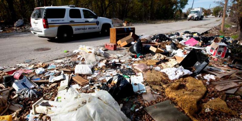 Increases property taxes in Houston, still no trash pick-up