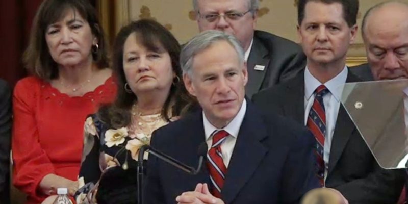 Meanwhile In Texas, Governor Abbott Holds SOTU Of His Own