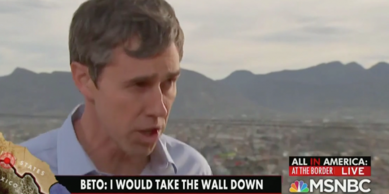 O’Rourke’s laughable immigration plan: open border and no wall