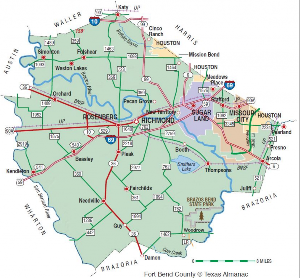 Harris Fort Bend County Map