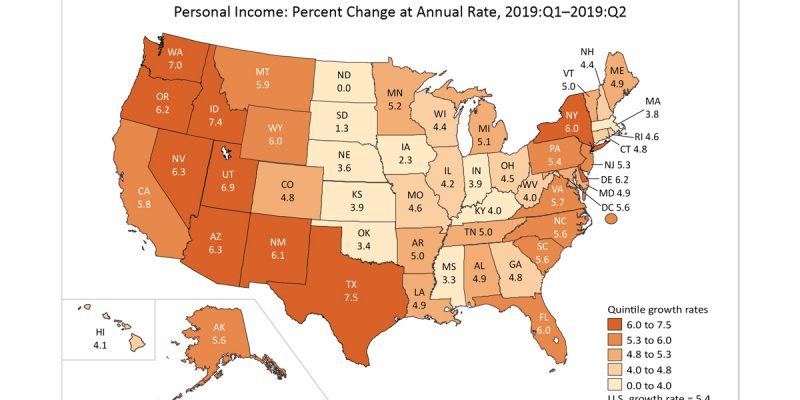 Hooray! Louisiana Personal Income Is Up 4.9 Percent!
