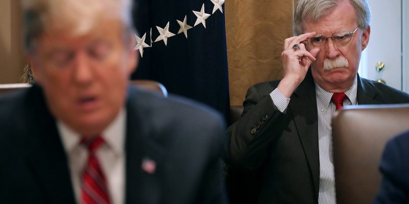 Trump Fires National Security Adviser John Bolton “Apprentice” Style