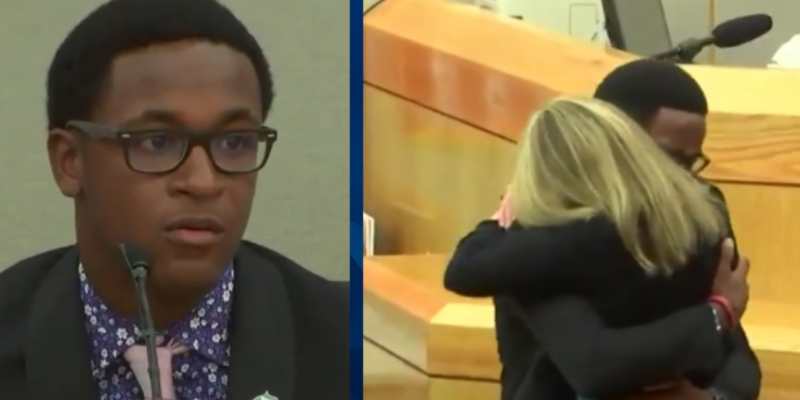 INCREDIBLE: man hugs and forgives Dallas cop who killed his brother [video]