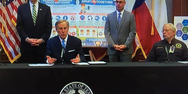 Texas Governor Issues Partial Shelter-In-Place Order; Allows For Religious Services