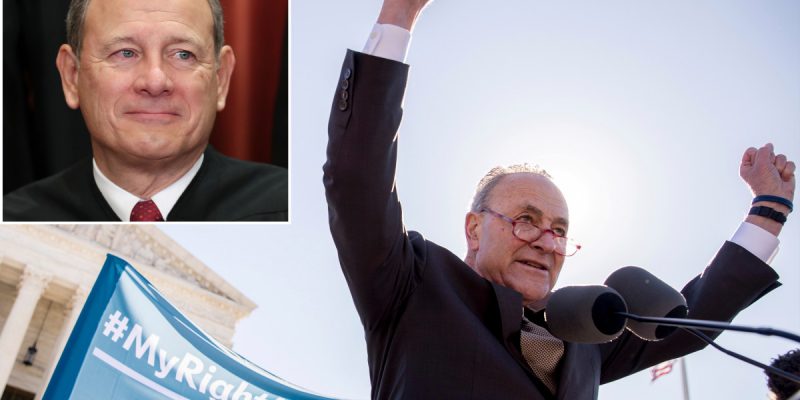 Chuck Schumer Threatens Supreme Court, Rebuked by Chief Justice (VIDEO)