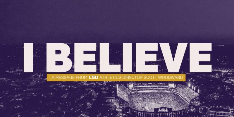 LEADING THE WAY: LSU Athletic Director Planning for June Return for Players