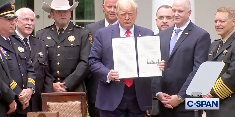 President Trump Signs Executive Order on Police Reform (VIDEO)