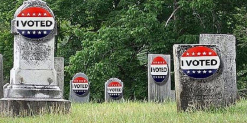 Just the beginning… dead people whose names were used to vote illegally in Georgia