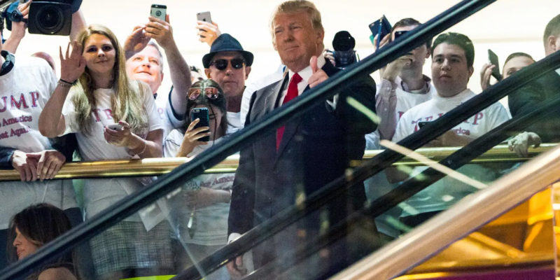 CROUERE: Trump’s Escalator Ride Into Hell