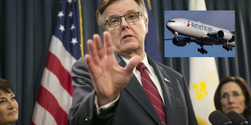 Lt. Gov. Blasts American Airlines For Horning In On Texas Elections Reform Bill