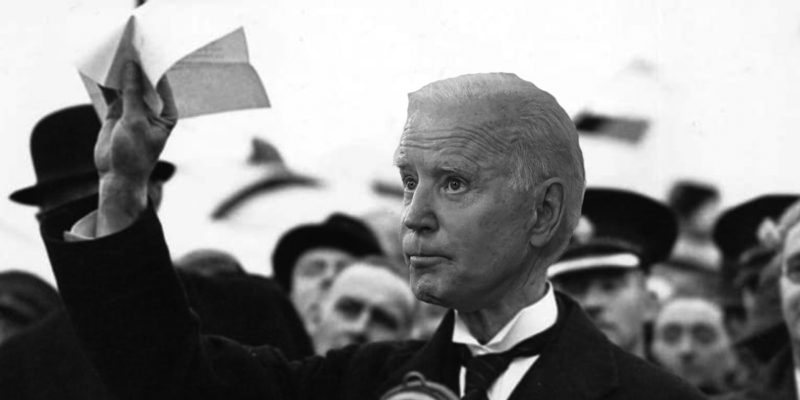 BLANCO: Biden’s Neville Chamberlain Moment