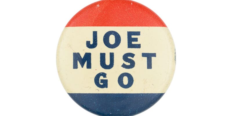 CROUERE: It’s Very Simple – Joe Must Go