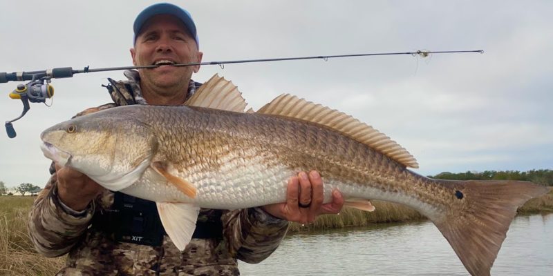 MARSH MAN MASSON: I CAN’T BELIEVE How I Caught This Redfish!!