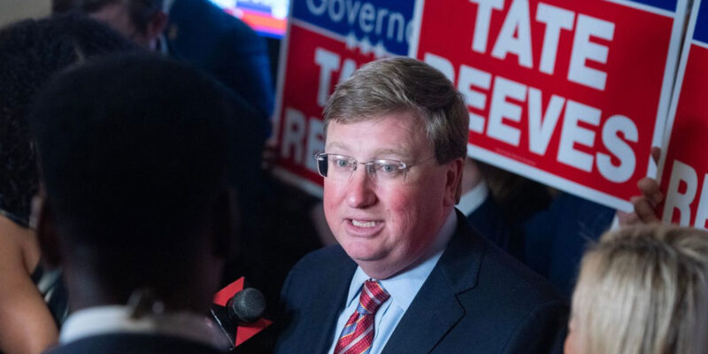 Reeves Wins 2nd Term; GOP Easily Sweeps Mississippi Down Ticket Races
