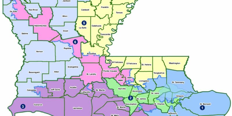 Lawsuit Claims Racial Gerrymandering in New Louisiana Congressional Districts
