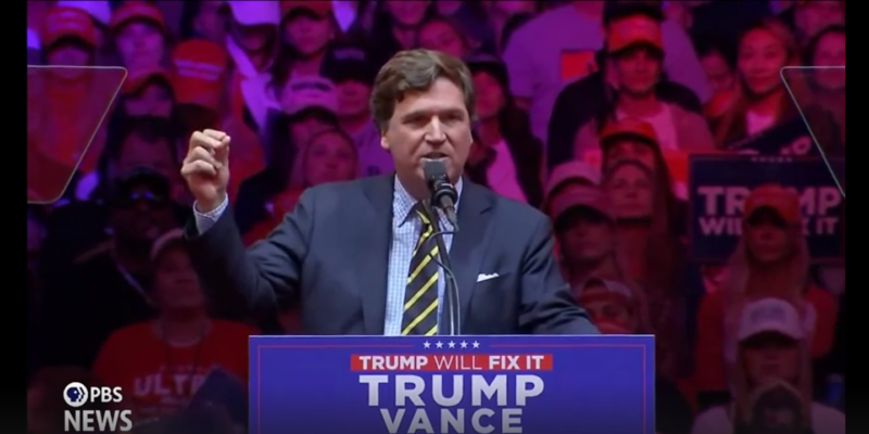 VIDEO: Listen to This Inspiring Speech from Tucker at the Trump MSG Rally (9:31)