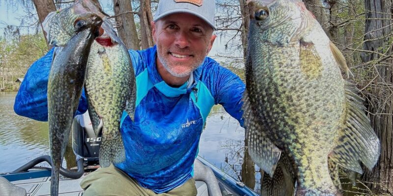 MARSH MAN MASSON: 2 Hours Catching Crappie on Cypress! Catch & Cook