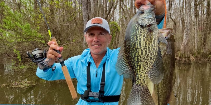 MARSH MAN MASSON: LOAD UP on Crappie in Jungle of Cypress! Catch & Cook