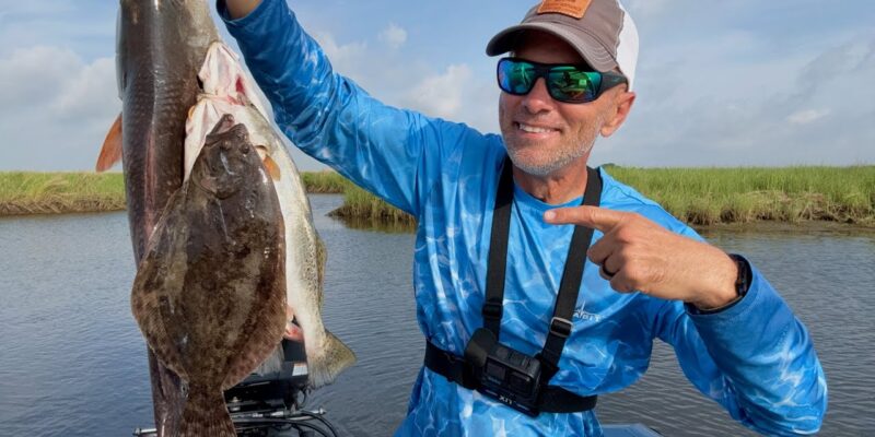 MARSH MAN MASSON: It’s ALL Biting Right Now in the Marsh! Catch & Cook