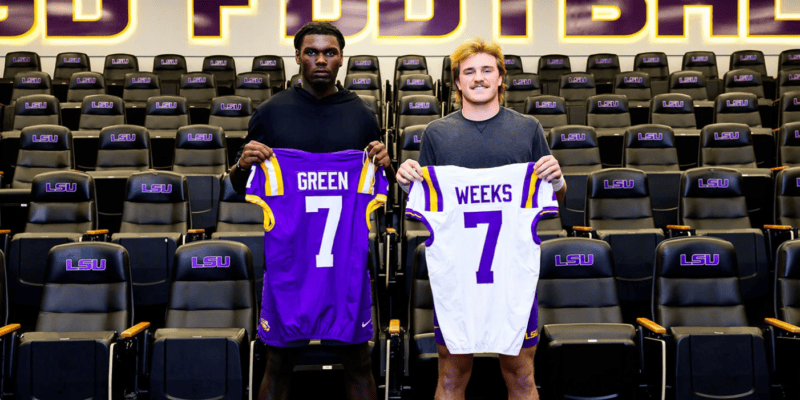 7-UP: Whit Weeks, Trey’Dez Green and the LSU Standard They Now Shoulder